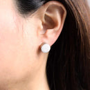 [PIERCED EARRINGS] WHITE PORCELAIN SILVER | IMARI-ARITA WARES | 6.KILN