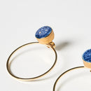 [PIERCED EARRINGS] BLUE BOUQUET | IMARI-ARITA WARES | 6.KILN