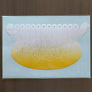 [ORIGAMI] PAPER SEASHELL BOWL SUNAGO YELLOW | YUSHIMA-ART | DECORATIVE PAPER