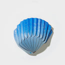 [ORIGAMI] PAPER SEASHELL BOWL SUNAGO BLUE | YUSHIMA-ART | DECORATIVE PAPER