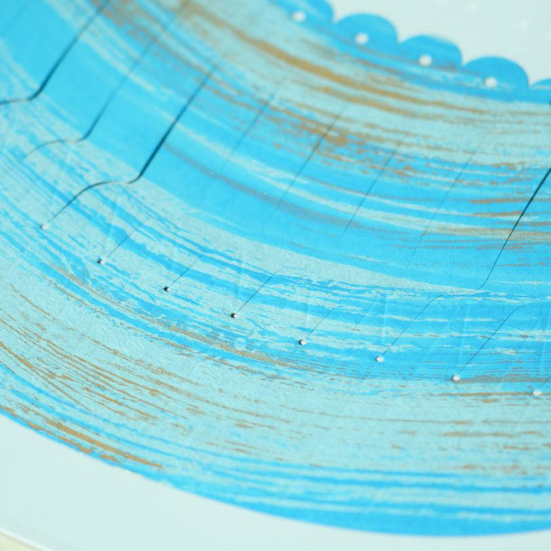 [ORIGAMI] PAPER SEASHELL BOWL BRUSH BLUE | YUSHIMA-ART | DECORATIVE PAPER