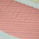 [ORIGAMI] PAPER SEASHELL BOWL STRIPE RED | YUSHIMA-ART | DECORATIVE PAPER