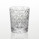 [ROCKS GLASS] WHISKEY GLASS CIRCLE MESH BY SATOSHI NABETANI MASTER OF TRADITIONAL CRAFTS | EDO KIRIKO | KAGAMI CRYSTAL