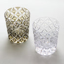 [ROCKS GLASS] WHISKEY GLASS CIRCLE MESH BY SATOSHI NABETANI MASTER OF TRADITIONAL CRAFTS | EDO KIRIKO | KAGAMI CRYSTAL