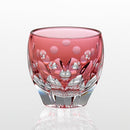[SAKE CUP] SAKE CUP CHERRY BY SATOSHI NABETANI MASTER OF TRADITIONAL CRAFTS | EDO KIRIKO | KAGAMI CRYSTAL