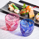 [Sake Cup] คู่ของ Sake Cups Seibo (ท้องฟ้าที่เต็มไปด้วยดวงดาว) | Edo Kiriko | คากามิคริสตัล
