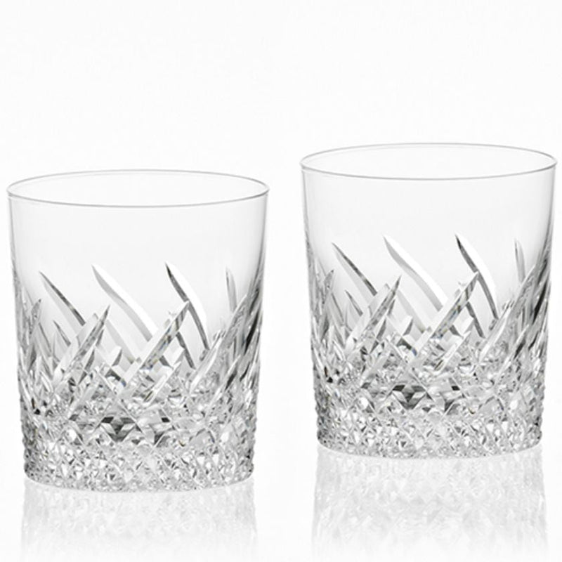 [ROCKS GLASS] A PAIR OF WHISKEY GLASSES | CRYSTAL GLASS | KAGAMI CRYSTAL