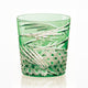 [ROCKS GLASS] MAI (GREEN) | EDO KIRIKO | KAGAMI CRYSTAL