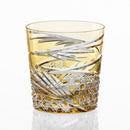 [ROCKS GLASS] MAI (YELLOW) | EDO KIRIKO | KAGAMI CRYSTAL