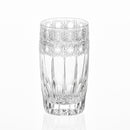 [GLASS] SLIM GLASS KOKA (SHINING FLOWERS) BY JUNICHI NABETANI MASTER OF TRADITIONAL CRAFTS | EDO KIRIKO | KAGAMI CRYSTAL