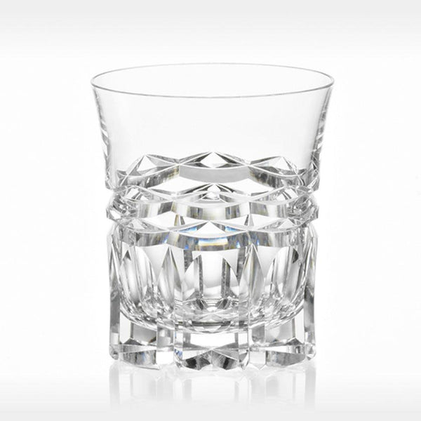 [岩石玻璃]威士忌玻璃E |江戶切割玻璃|卡加米水晶