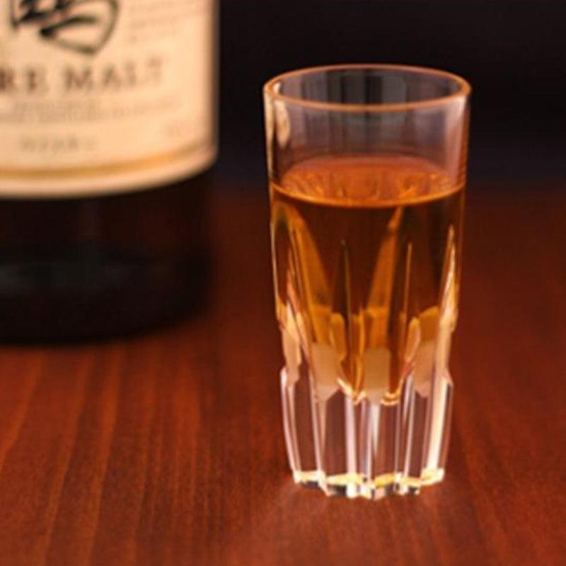 [GLASS] SHOT GLASS ANCIENT PARALLEL-CROSS | CRYSTAL GLASS | KAGAMI CRYSTAL
