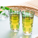 [GLASS] PAIR OF SLIM GLASSES BAMBOO STEM SERIES | EDO KIRIKO | KAGAMI CRYSTAL