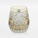 [Rocks Glass] WHISKEY GLASE ENVERNIVEL LULL (สีเหลือง) โดย Junichi Nabetani, อาจารย์ของงานฝีมือแบบดั้งเดิม | Edo Kiriko | คากามิคริสตัล
