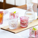 [SAKE CUP] PAIR OF SAKE CUPS YUI | EDO KIRIKO | KAGAMI CRYSTAL