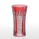 [VASE] BAMBOO & HEMP LEAVES | EDO KIRIKO | KAGAMI CRYSTAL