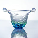 [GLASS FIGURINE] MOUNTAIN LIONFISH IN MOUNTAIN STREAMS | GRAVURE SCULPTURE | KAGAMI CRYSTAL