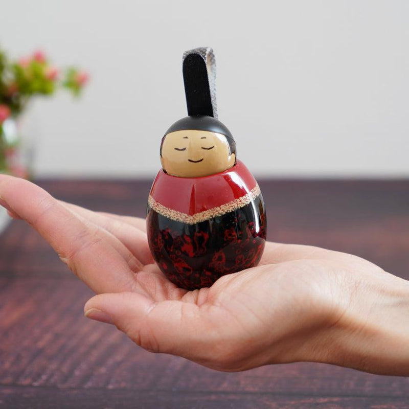 [DOLL] MINI HINA DECORATION (BLACK , RED) | YASUHARU MASUKAWA | TSUGARU NURI