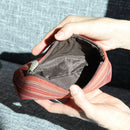 [POUCH] KOKKARA (RED) | YAEYAMA MINSAH (TEXTILES) | AZAMIYA