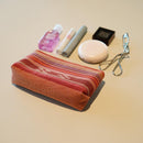 [POUCH] KOKKARA (RED) | YAEYAMA MINSAH (TEXTILES) | AZAMIYA