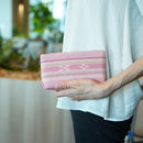 [POUCH] NOBOTAN (PINK) | YAEYAMA MINSAH (TEXTILES) | AZAMIYA