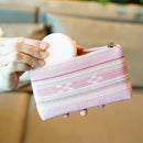 [POUCH] NOBOTAN (PINK) | YAEYAMA MINSAH (TEXTILES) | AZAMIYA