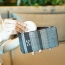 [POUCH] AYAPANI (GRAY BROWN) | YAEYAMA MINSAH (TEXTILES) | AZAMIYA