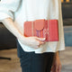 [CARD CASE] KOKKARA (RED) | YAEYAMA MINSAH (TEXTILES) | AZAMIYA