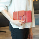 [CARD CASE] KOKKARA (RED) | YAEYAMA MINSAH (TEXTILES) | AZAMIYA