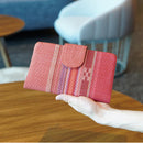 [CARD CASE] KOKKARA (RED) | YAEYAMA MINSAH (TEXTILES) | AZAMIYA