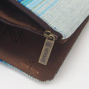 [CARD CASE] MINAMI-KAZE (BLUE) | YAEYAMA MINSAH (TEXTILES) | AZAMIYA