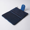 [CARD CASE] MINAMI-KAZE (BLUE) | YAEYAMA MINSAH (TEXTILES) | AZAMIYA