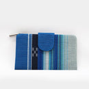 [CARD CASE] MINAMI-KAZE (BLUE) | YAEYAMA MINSAH (TEXTILES) | AZAMIYA