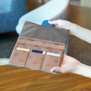 [CARD CASE] MINAMI-KAZE (BLUE) | YAEYAMA MINSAH (TEXTILES) | AZAMIYA