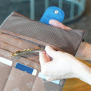 [CARD CASE] MINAMI-KAZE (BLUE) | YAEYAMA MINSAH (TEXTILES) | AZAMIYA