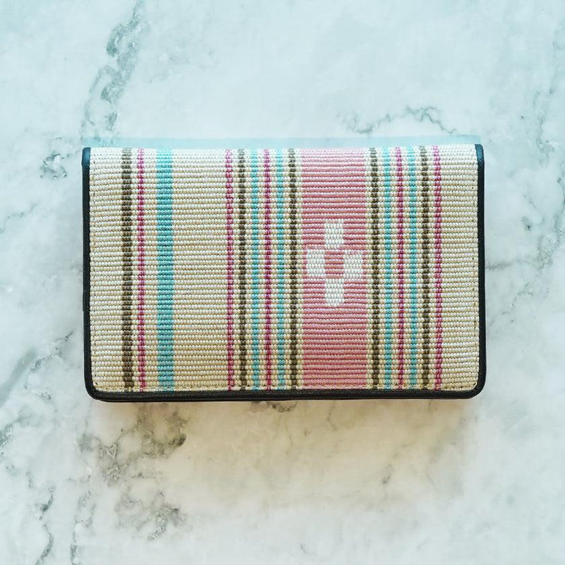 [CARD HOLDER]  NATSU-BANA (PINK) | YAEYAMA MINSAH (TEXTILES) | AZAMIYA