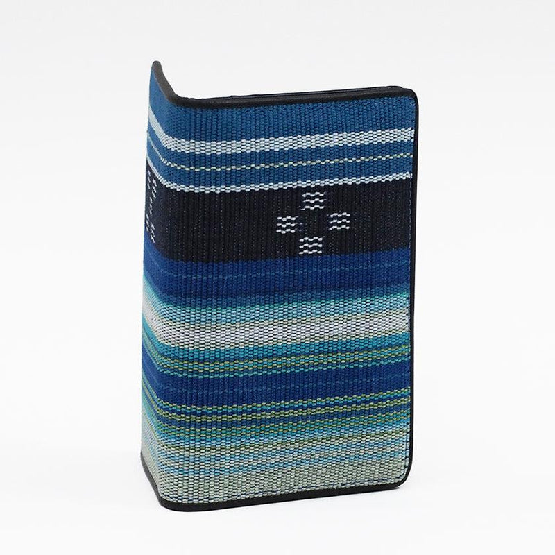 [CARD HOLDER]  MINAMIKAZE (BLUE) | YAEYAMA MINSAH (TEXTILES) | AZAMIYA