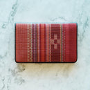 [CARD HOLDER]  KOKKARA (RED) | YAEYAMA MINSAH (TEXTILES) | AZAMIYA