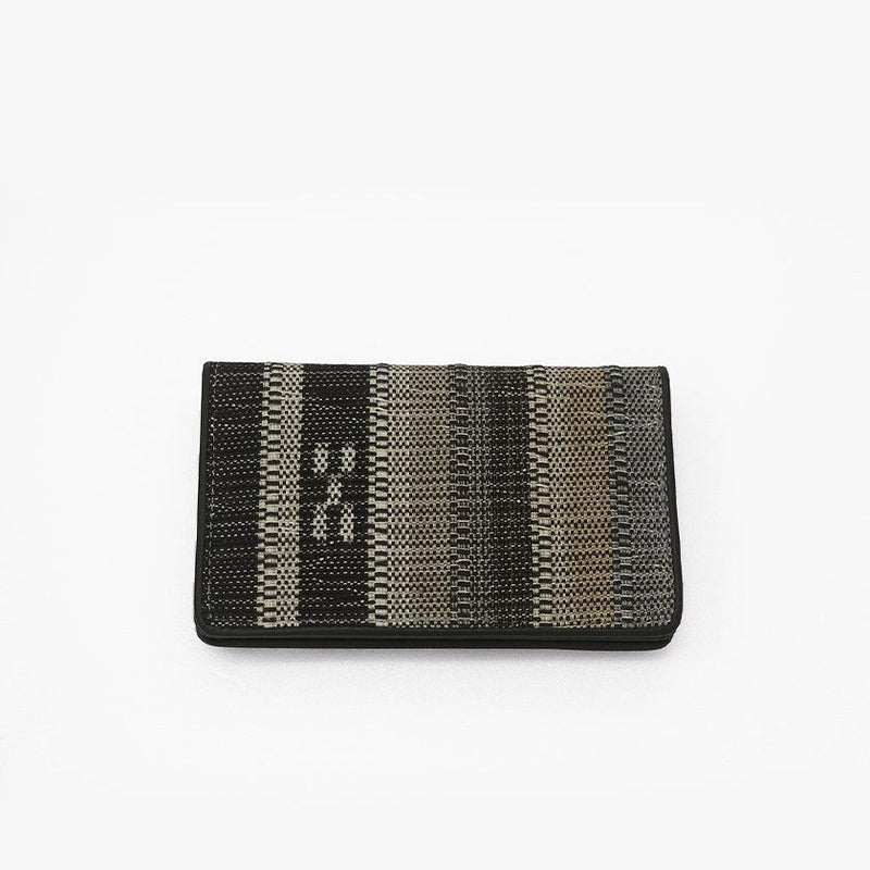 [CARD HOLDER]  AYAPANI (GRAY BROWN) | YAEYAMA MINSAH (TEXTILES) | AZAMIYA