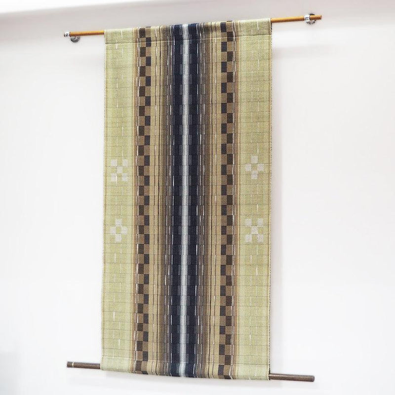 [掛毯] Hichigara（米色）| Azamiya | Yaeyama Minsaa（紡織品）