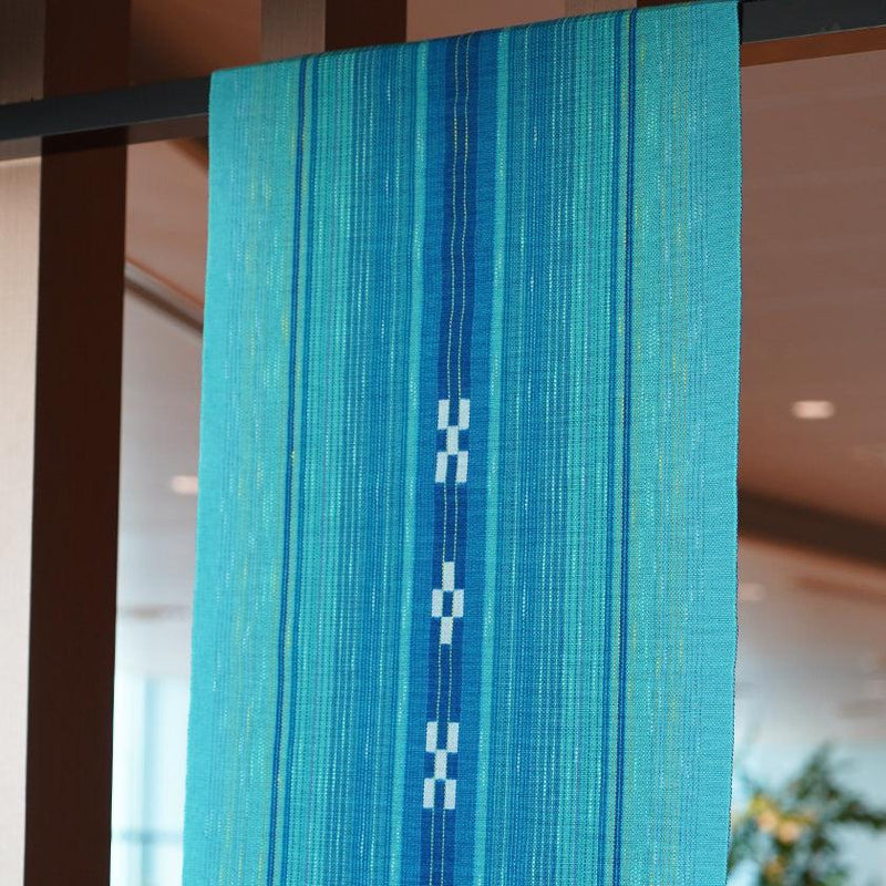 [掛毯]珊瑚礁（藍色）| Azamiya | Yaeyama Minsaa（紡織品）