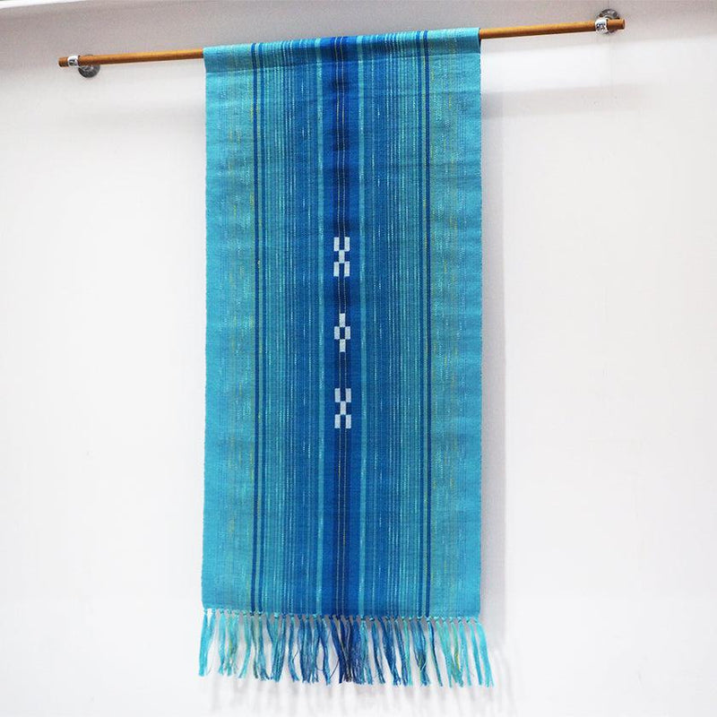 [掛毯]珊瑚礁（藍色）| Azamiya | Yaeyama Minsaa（紡織品）