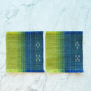 [COASTER] SEA GRADUATION 2-PIECE SET(YELLOW GREEN) | YAEYAMA MINSAH (TEXTILES) | AZAMIYA