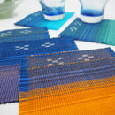 [COASTER] SEA GRADUATION 2-PIECE SET(YELLOW GREEN) | YAEYAMA MINSAH (TEXTILES) | AZAMIYA