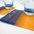 [COASTER] SEA GRADUATION 2-PIECE SET (ORANGE) | YAEYAMA MINSAH (TEXTILES) | AZAMIYA
