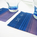 [COASTER] SEA GRADUATION 2-PIECE SET (PURPLE) | YAEYAMA MINSAH (TEXTILES) | AZAMIYA