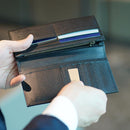 [WALLET] LONG WALLET YASSAMI (BLACK) | YAEYAMA MINSAH (TEXTILES) | AZAMIYA