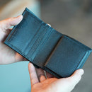 [WALLET] FOLDED WALLET YASSAMI (BLACK) | YAEYAMA MINSAH (TEXTILES) | AZAMIYA