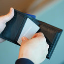 [WALLET] FOLDED WALLET YASSAMI (BLACK) | YAEYAMA MINSAH (TEXTILES) | AZAMIYA