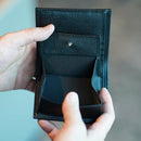 [WALLET] FOLDED WALLET YASSAMI (BLACK) | YAEYAMA MINSAH (TEXTILES) | AZAMIYA